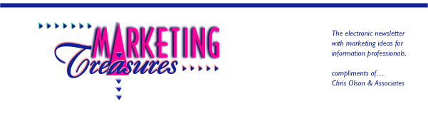 Marketing Treasures newsletter banner